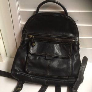 Fossil Leather Mini Backpack